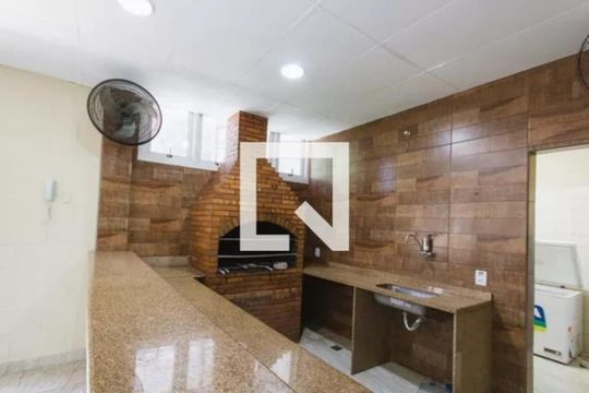 Área comum - Churrasqueira de apartamento para alugar com 1 quarto, 34m² em Freguesia de Jacarepaguá, Rio de Janeiro