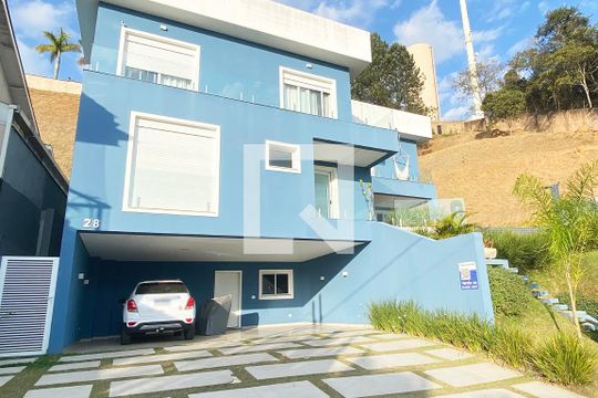 Garagem de casa de condomínio para alugar com 5 quartos, 430m² em Alphaville, Santana de Parnaíba