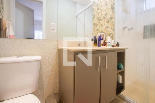 Banheiro Suíte de apartamento à venda com 3 quartos, 98m² em Santo Amaro, São Paulo