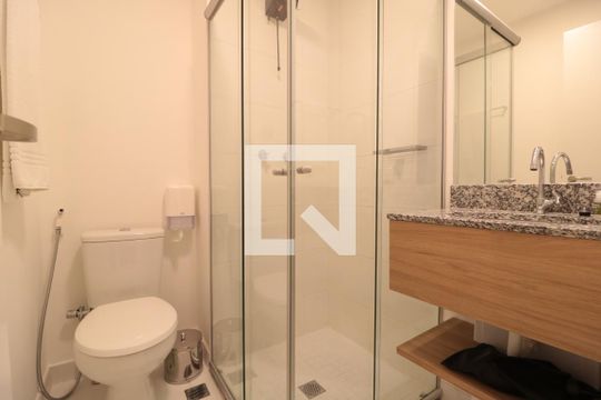 Banheiro de kitnet/studio à venda com 1 quarto, 19m² em Jardim Brasília (zona Norte), São Paulo