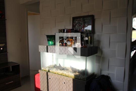 Detalhe Sala de apartamento à venda com 2 quartos, 38m² em Vila Carmosina, São Paulo
