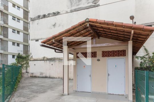Área comum - Churrasqueira de apartamento à venda com 3 quartos, 60m² em Tijuca, Rio de Janeiro