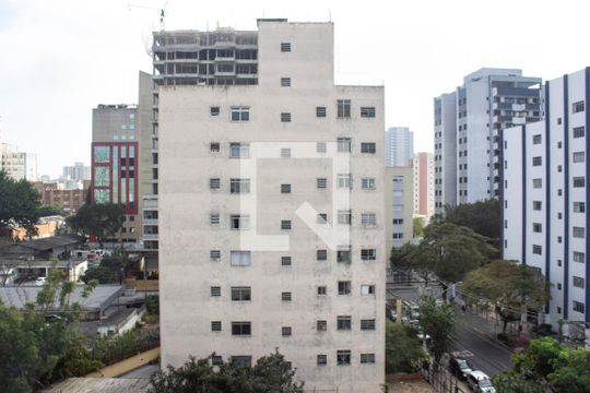 Vista da Sala de apartamento para alugar com 2 quartos, 76m² em Vila Clementino, São Paulo
