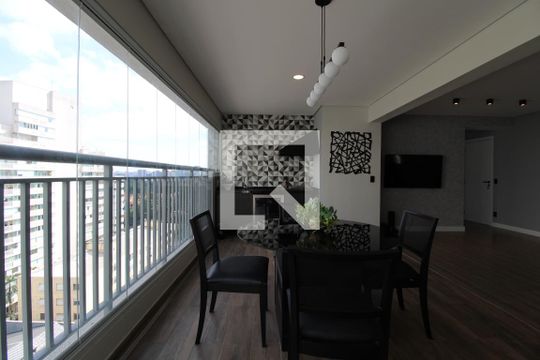 varanda de apartamento para alugar com 3 quartos, 110m² em Santo Amaro, São Paulo