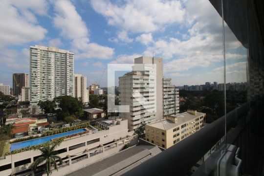 varanda de apartamento para alugar com 3 quartos, 110m² em Santo Amaro, São Paulo
