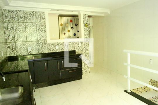 Cozinha de casa de condomínio à venda com 2 quartos, 40m² em Vargem Grande, Rio de Janeiro
