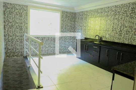Cozinha de casa de condomínio à venda com 2 quartos, 40m² em Vargem Grande, Rio de Janeiro