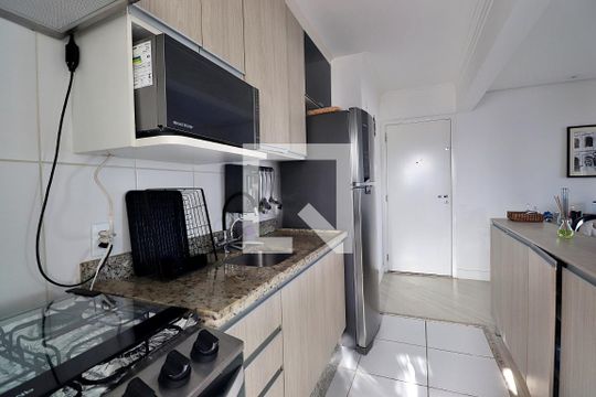 Cozinha de apartamento à venda com 2 quartos, 66m² em Vila Metalurgica, Santo André