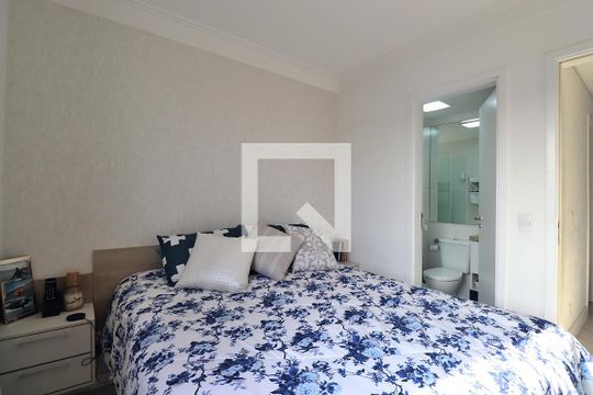 Quarto Suíte de apartamento à venda com 2 quartos, 66m² em Vila Metalurgica, Santo André