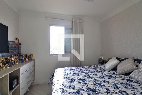 Quarto Suíte de apartamento à venda com 2 quartos, 66m² em Vila Metalurgica, Santo André