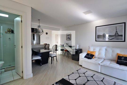 Sala de apartamento à venda com 2 quartos, 66m² em Vila Metalurgica, Santo André