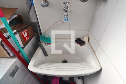 Área de Serviço de apartamento à venda com 2 quartos, 66m² em Vila Metalurgica, Santo André