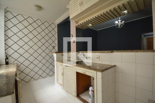 Cozinha de apartamento para alugar com 2 quartos, 68m² em Laranjeiras, Rio de Janeiro