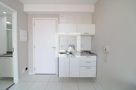 Sala e Cozinha de apartamento à venda com 1 quarto, 33m² em Belém, São Paulo