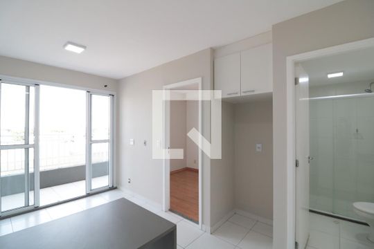 Sala e Cozinha de apartamento à venda com 1 quarto, 33m² em Belém, São Paulo