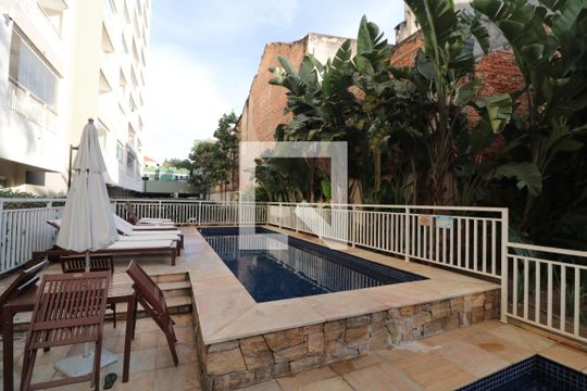 Área comum - Piscina de apartamento à venda com 1 quarto, 33m² em Belém, São Paulo