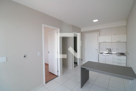 Sala e Cozinha de apartamento à venda com 1 quarto, 33m² em Belém, São Paulo