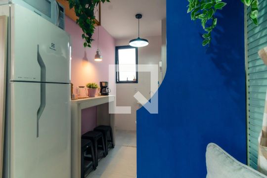 Cozinha e Área de Serviço de apartamento à venda com 2 quartos, 34m² em Jurubatuba, São Paulo