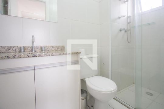 Banheiro de apartamento à venda com 1 quarto, 37m² em Vila Cruzeiro, São Paulo