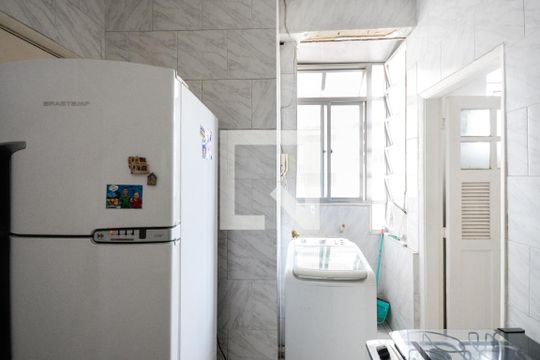 Cozinha e Área de Serviço de apartamento para alugar com 1 quarto, 55m² em Andaraí, Rio de Janeiro