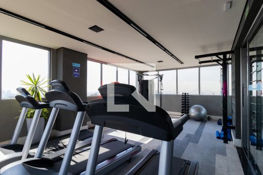 Academia do Rooftop de kitnet/studio à venda com 1 quarto, 24m² em Aclimação, São Paulo