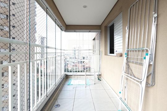 Varanda de apartamento à venda com 3 quartos, 92m² em Vila Augusta, Guarulhos