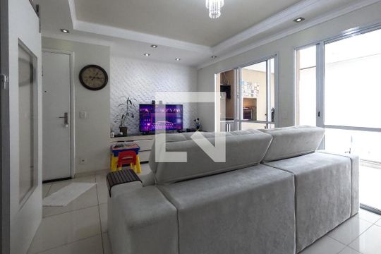 Sala de apartamento à venda com 3 quartos, 92m² em Vila Augusta, Guarulhos