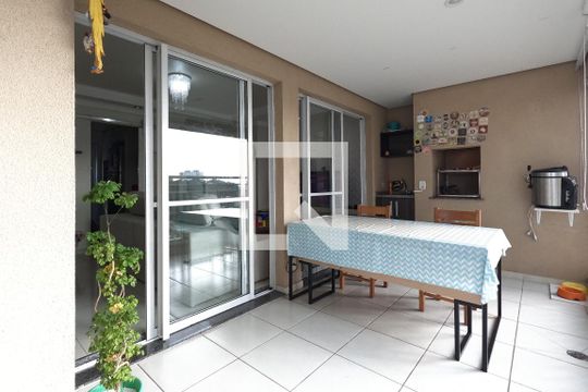 Varanda de apartamento à venda com 3 quartos, 92m² em Vila Augusta, Guarulhos
