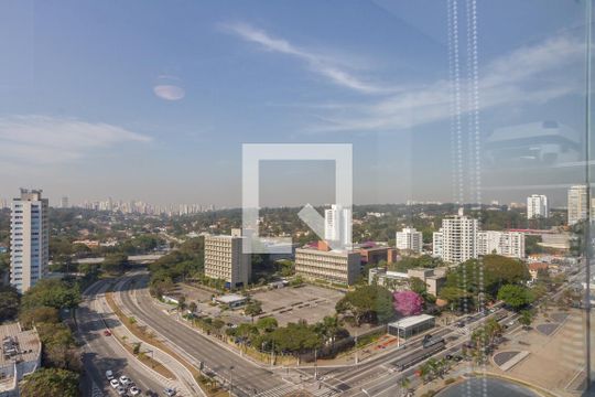 Vista da Varanda de kitnet/studio para alugar com 1 quarto, 22m² em Jardim das Acácias, São Paulo