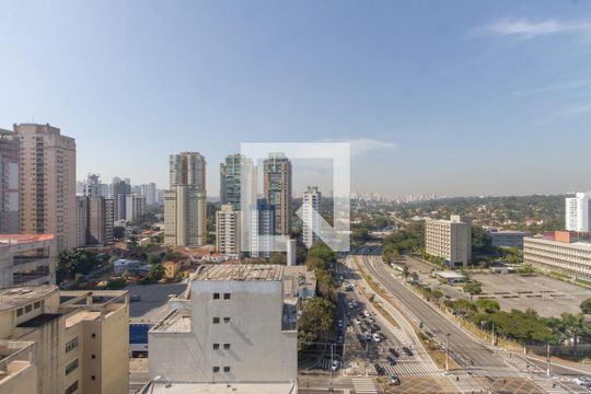 Vista da Varanda de kitnet/studio para alugar com 1 quarto, 22m² em Jardim das Acácias, São Paulo