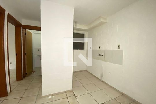 Cozinha de apartamento para alugar com 2 quartos, 50m² em São João Batista, São Leopoldo