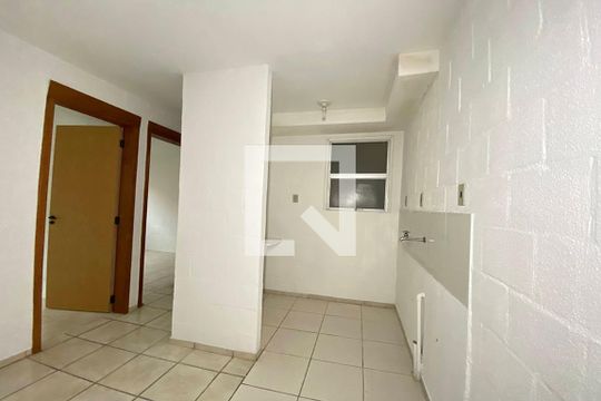 Cozinha de apartamento para alugar com 2 quartos, 50m² em São João Batista, São Leopoldo