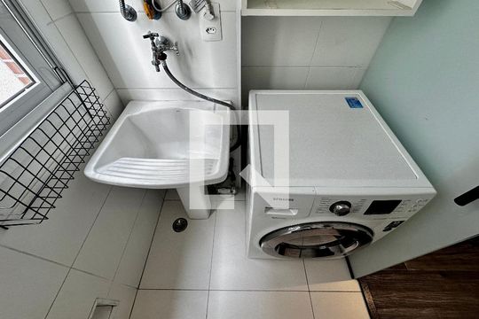 Área de Serviço de apartamento para alugar com 1 quarto, 42m² em Campo Belo, São Paulo
