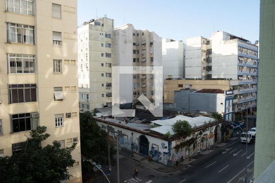 Vista da Sala de apartamento à venda com 3 quartos, 107m² em Laranjeiras, Rio de Janeiro