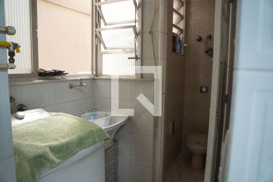 Área de Serviço de apartamento à venda com 3 quartos, 107m² em Laranjeiras, Rio de Janeiro