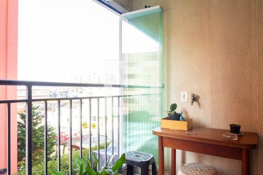 Varanda Sala de apartamento para alugar com 2 quartos, 55m² em Ipiranga, São Paulo