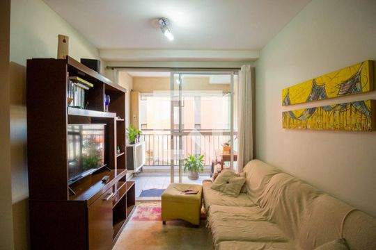 Sala de apartamento para alugar com 2 quartos, 55m² em Ipiranga, São Paulo
