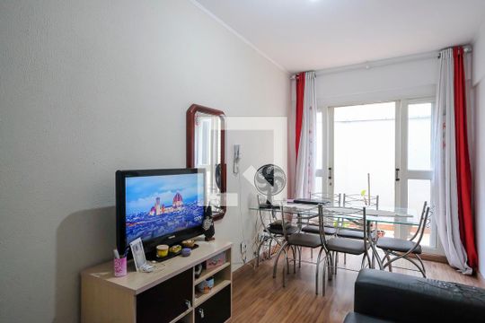 Sala de apartamento à venda com 1 quarto, 49m² em São José, São Caetano do Sul