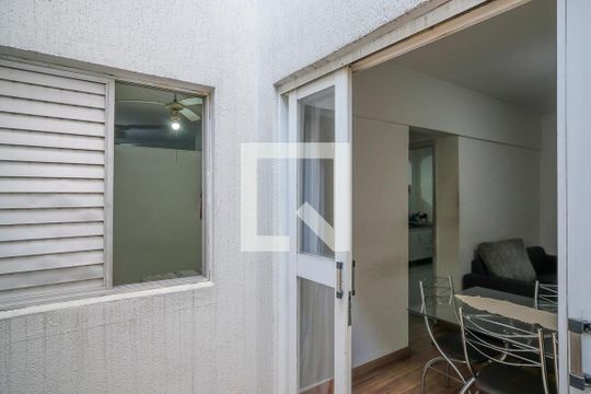 Varanda da Sala de apartamento à venda com 1 quarto, 49m² em São José, São Caetano do Sul