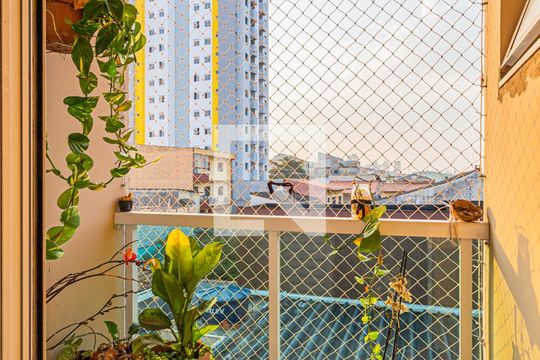 Varanda da Suite de apartamento à venda com 3 quartos, 180m² em Vila Pires, Santo André