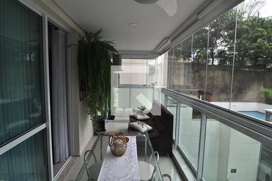 Varanda da Sala de apartamento à venda com 2 quartos, 80m² em Freguesia de Jacarepaguá, Rio de Janeiro