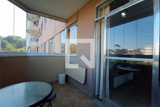 Varanda da Sala  de apartamento à venda com 3 quartos, 73m² em Freguesia (jacarepaguá), Rio de Janeiro