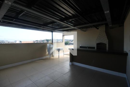 Área comum - Churrasqueira de apartamento para alugar com 1 quarto, 34m² em Patronato, São Gonçalo