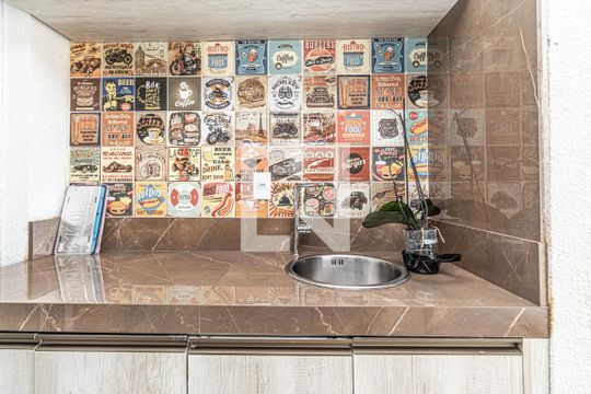 Varanda gourmet de apartamento à venda com 2 quartos, 79m² em Boa Vista, São Caetano do Sul