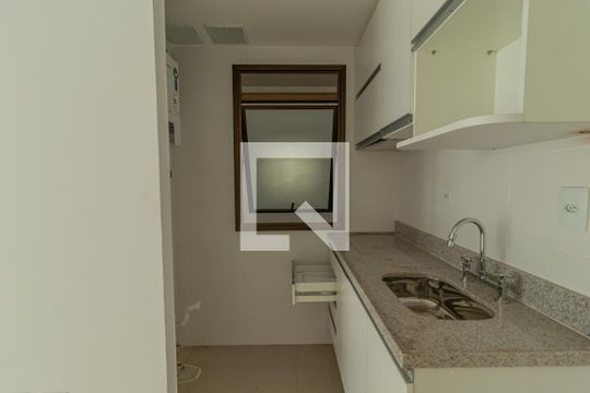 Cozinha de apartamento para alugar com 1 quarto, 40m² em Freguesia de Jacarepaguá, Rio de Janeiro
