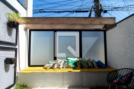 Varanda - Detalhe de apartamento à venda com 1 quarto, 50m² em Mirandópolis, São Paulo