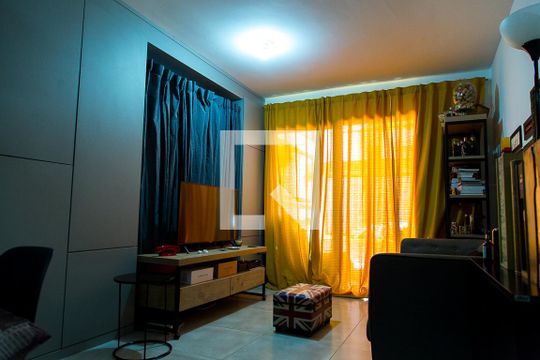 Sala de apartamento à venda com 1 quarto, 50m² em Mirandópolis, São Paulo