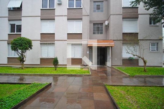 Fachada do bloco de apartamento à venda com 2 quartos, 49m² em Jardim Itu Sabará, Porto Alegre