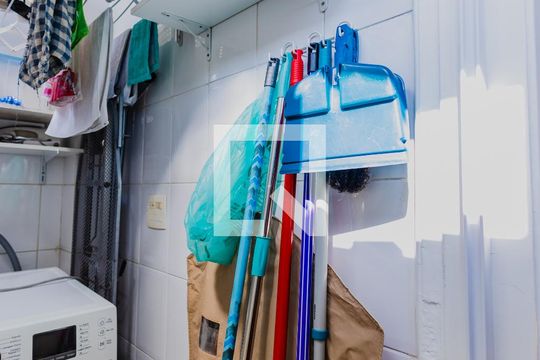Área de Serviço de apartamento à venda com 1 quarto, 48m² em Jardim Paulista, São Paulo