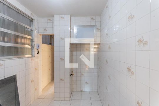 Cozinha e Área de Serviço de apartamento à venda com 2 quartos, 68m² em Rio Comprido, Rio de Janeiro